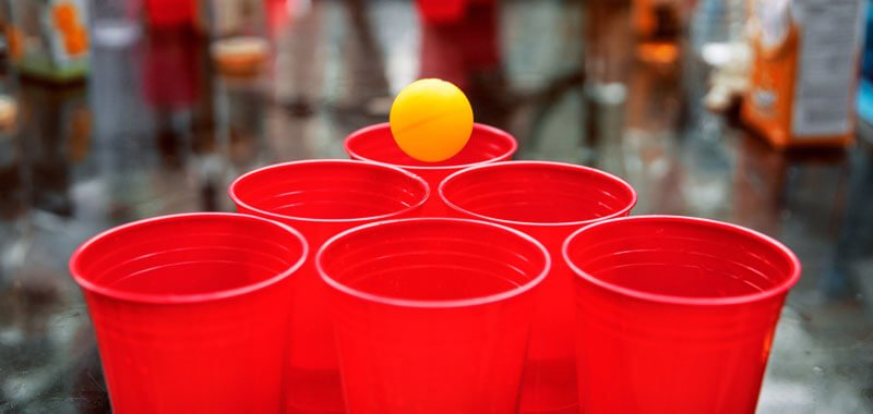 Beer Pong Setup